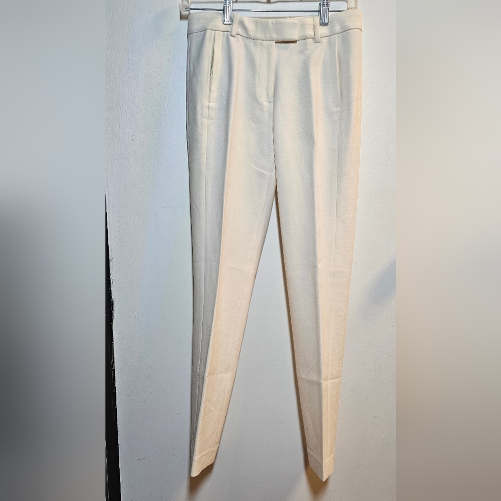 NWOT-  J. Crew Maddie Wool Blend Full-length Trouser,Sz.0